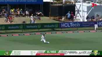 ‘Un-Australian’: Smith drops sitter as Bangladesh take lead past 200