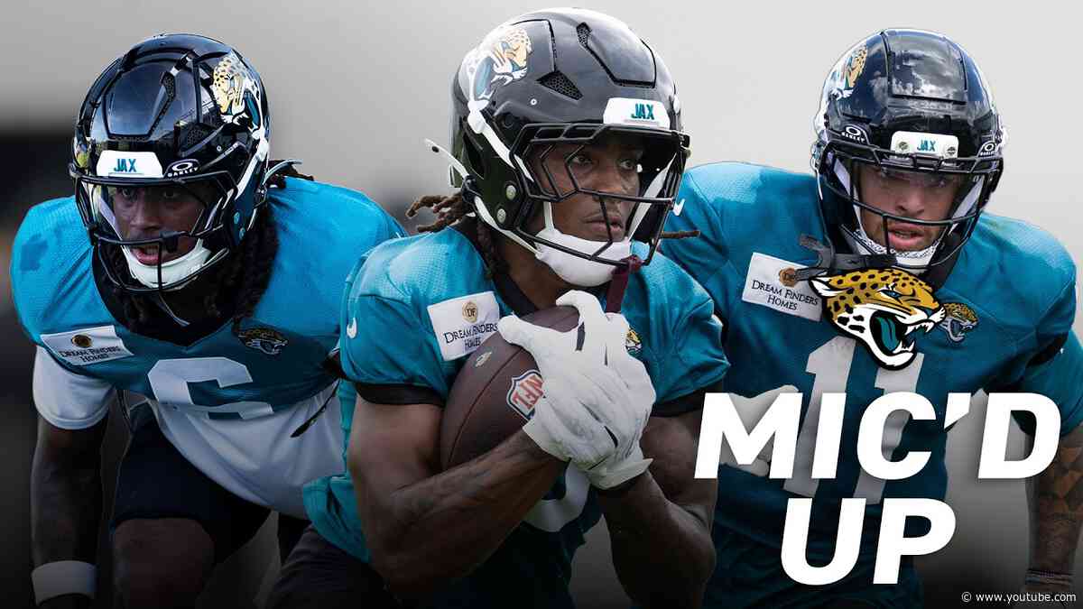 Allen Jr., Johnson & Washington MIC'D UP at 2026 Training Camp | Jacksonville Jaguars