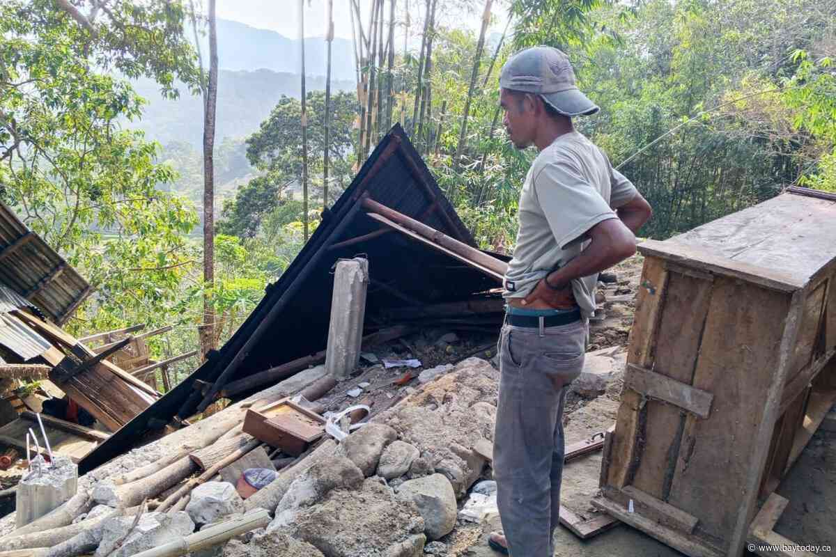 Magnitude 7.7 earthquake strikes off Indonesia's coast, toppling buildings and killing at least 5