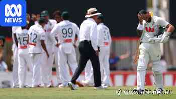 Live: Weatherald out for a duck with Australia on the ropes in Darwin