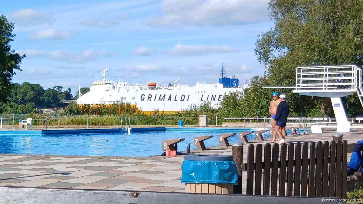 Geheimtipp an der Elbe: Schwimmen, wo die dicken Pötte vorbeiziehen