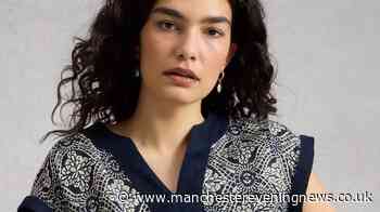 'Flattering' White Stuff £85 pure linen dress now £43 in heatwave