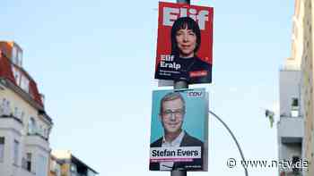 AfD direkt dahinter: Umfrage: CDU führt in Berlin knapp vor der Linken