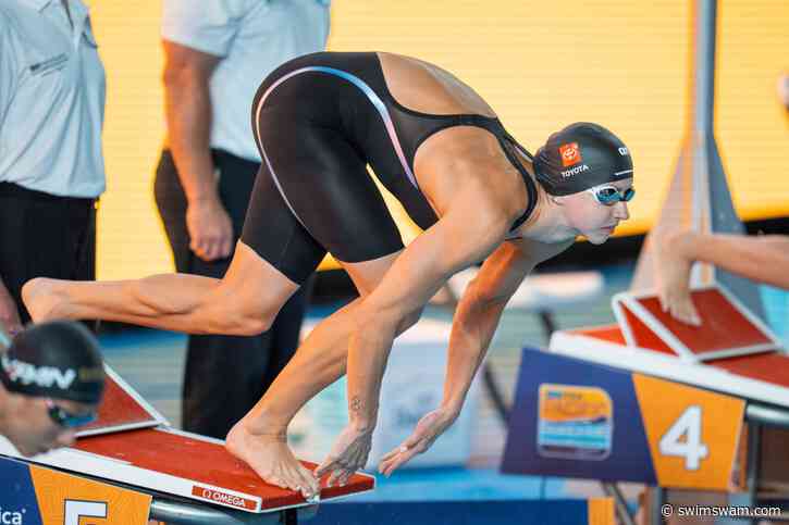 Kate Douglass Misses World Record in 100 Free By .01; Team USA Clips National Record