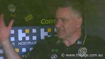 Yze fuming in box after Tigers' defeat