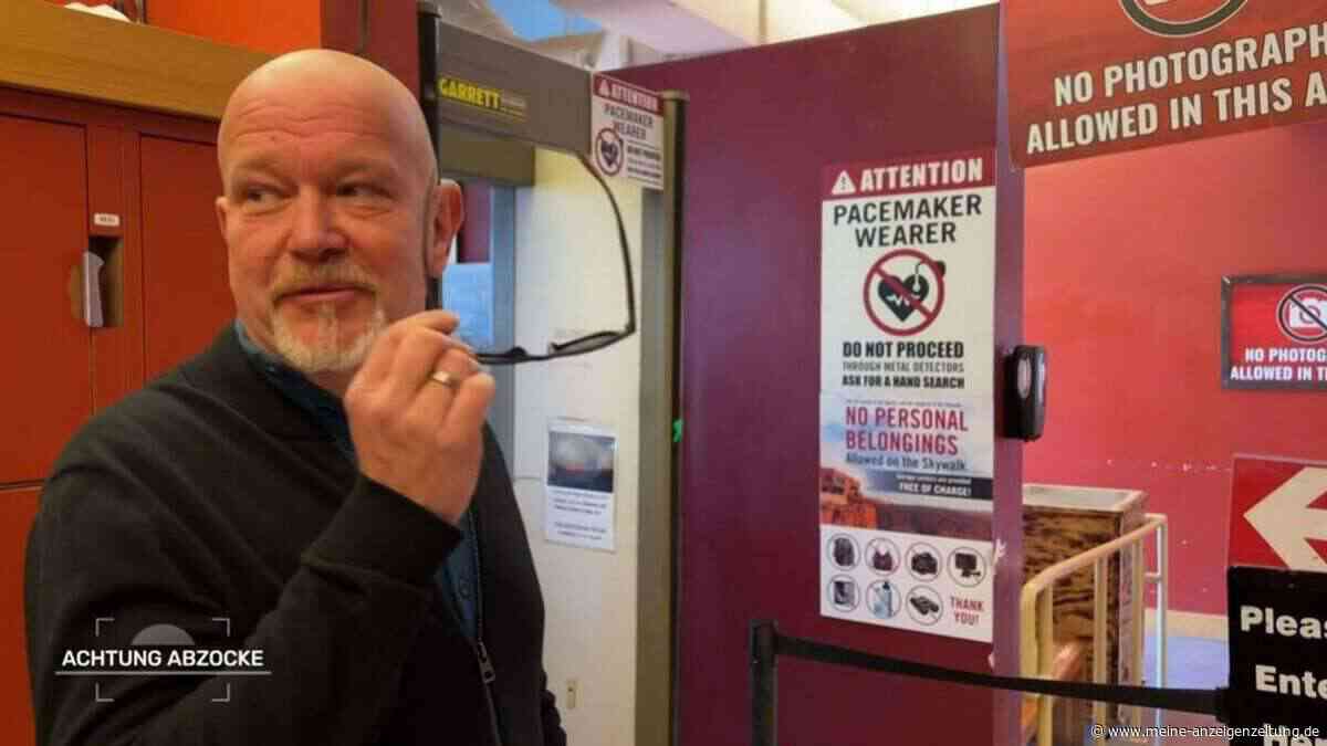 Peter Giesel wird am Grand Canyon das Handy abgenommen - dann folgt deftige Foto-Rechnung