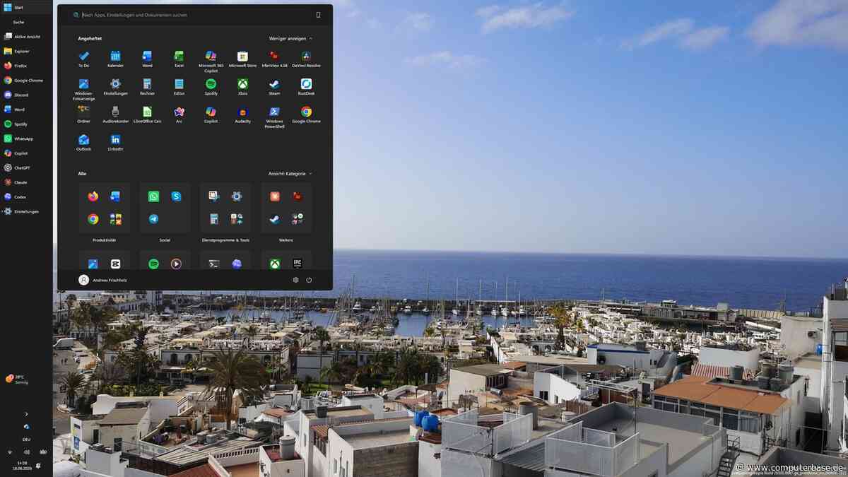 Windows 11: Bald kommt ein Startmenü, das sich komplett abschalten lässt