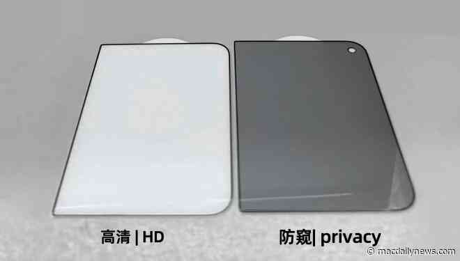 Leaked screen protectors for foldable ‘iPhone Ultra’ confirm asymmetric design and off-center camera cutout