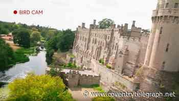 Bird’s-eye view: Warwick Castle shares stunning footage captured by its famous birds of prey