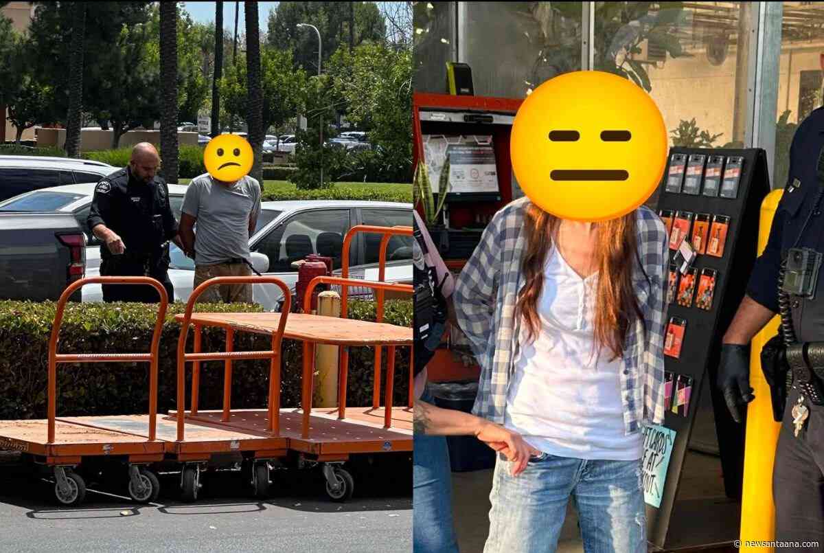 7 arrested in massive north OC retail theft blitz by police and the L.A. Organized Retail Crime Association