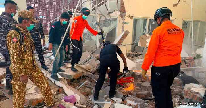 Five dead after 7.7 magnitude earthquake in Indonesia sparks tsunami fears