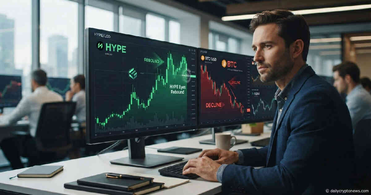 Hyperliquid Eyes Rebound as Bitcoin’s Decline Accelerates, SHIB and NEAR Face Pressure