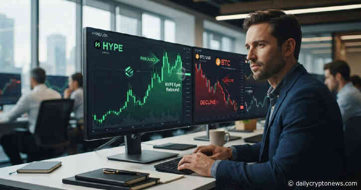 Hyperliquid Eyes Rebound as Bitcoin’s Decline Accelerates, SHIB and NEAR Face Pressure