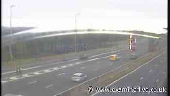 M62 delays and lanes shut LIVE after car overturns near Huddersfield