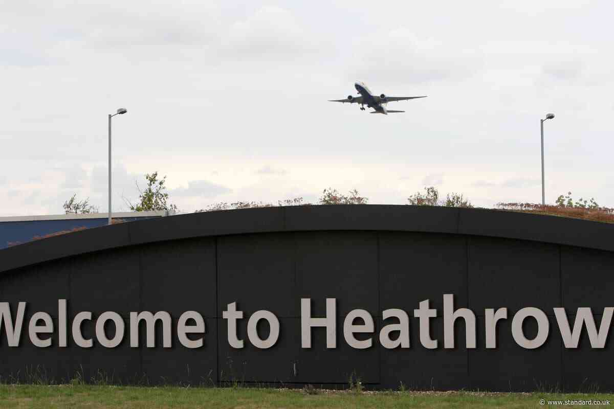 Heathrow Airport warns passengers not to travel by road after flooding