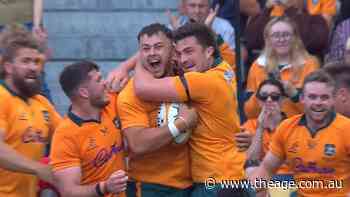 Wallaby 1000 scores try on debut