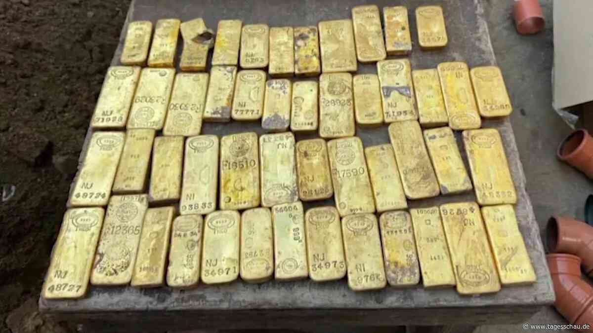 Millionen-Goldfund auf belgischer Baustelle