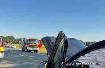 FW Bocholt: Verkehrsunfall und zwei Brandeinsätze