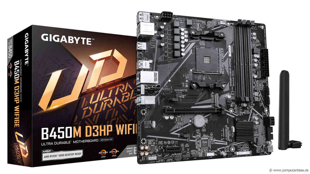 AM4 lebt weiter: Gigabyte bringt neue alte B450-Boards mit Wi-Fi 6E