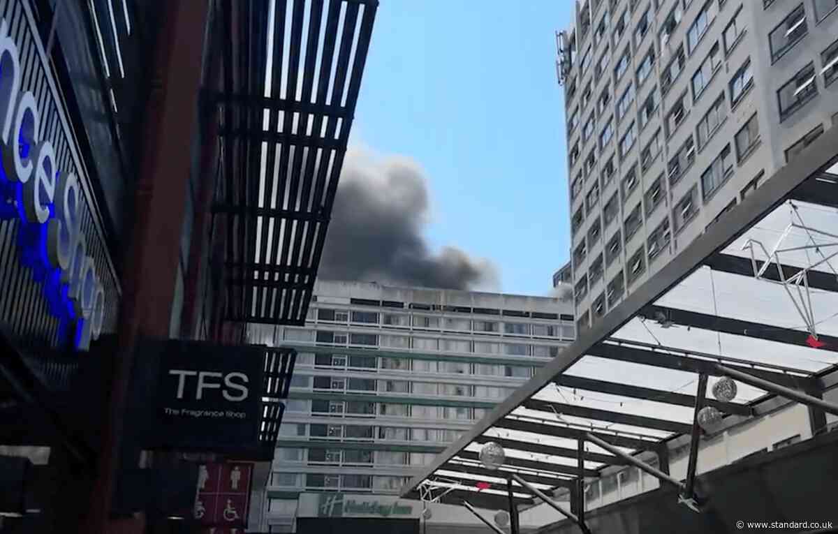 Wembley fire: 150 people evacuated as Holiday Inn blaze rages yards from stadium