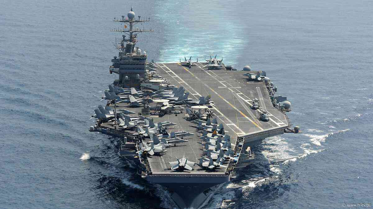 Logistikbasis schwer getroffen: Bericht: Verheerender iranischer Angriff befeuerte Flugzeugträger-Chaos