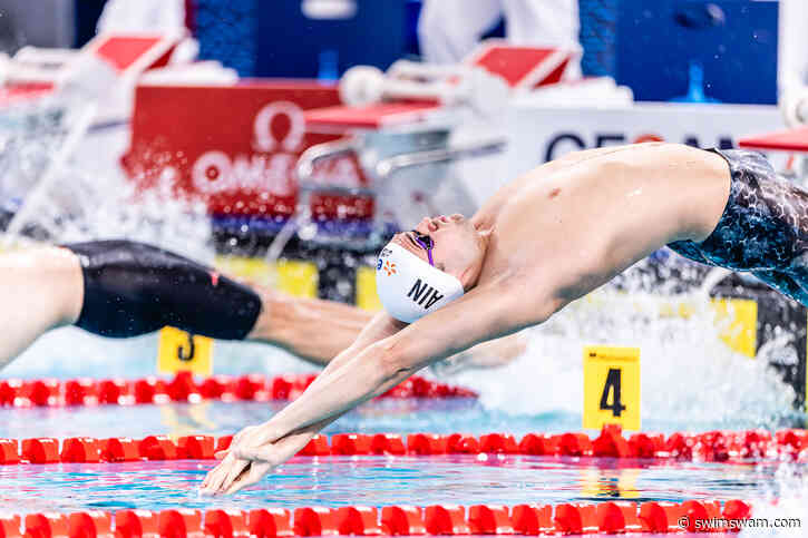 50 Back Medalists Kolesnikov, Knedla, British Champion Morgan, All Miss 100 Back Semi-Finals
