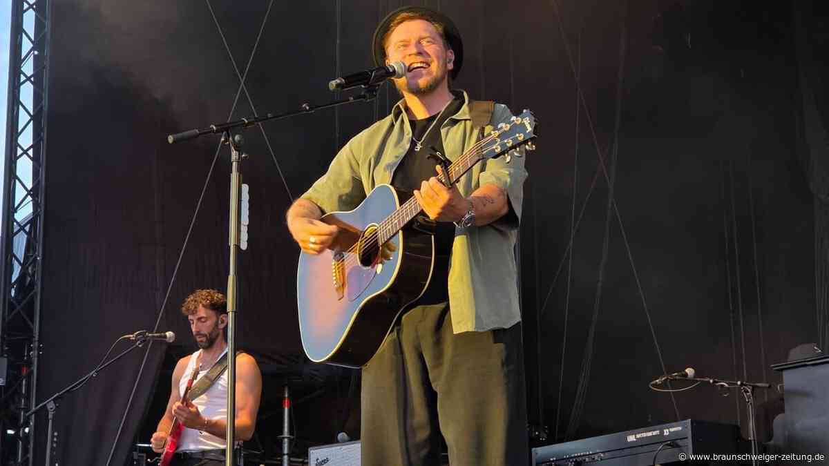 Johannes Oerding live im Harz: Vor der Show wanderte er auf dem Hexenstieg