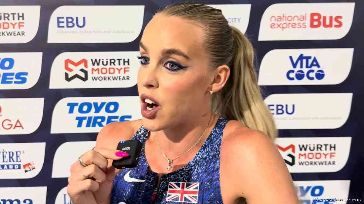 Keely Hodgkinson calls out interviewers after taking silver in 800m final