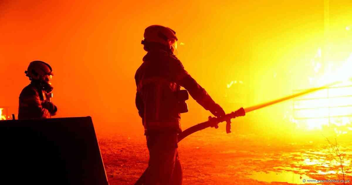 Sheffield Harthill Field Road fire in pictures as crews battled flames overnight