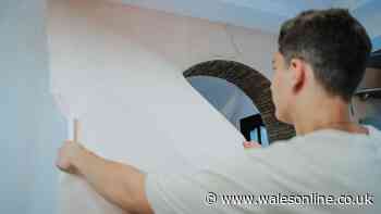 'I stripped wallpaper in room and feel sad by surprise hidden underneath'