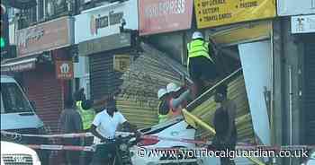 Thornton Heath shopfront wrecked as video appears to show car crash through building
