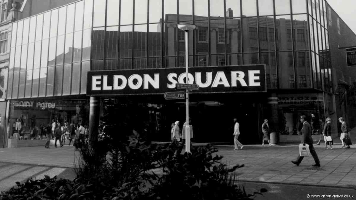 Then and Now: Newcastle in 1982 and the futuristic entrance to Eldon Square Shopping Centre