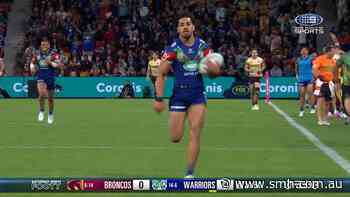 Khan-Pereira runs away after Walsh intercept