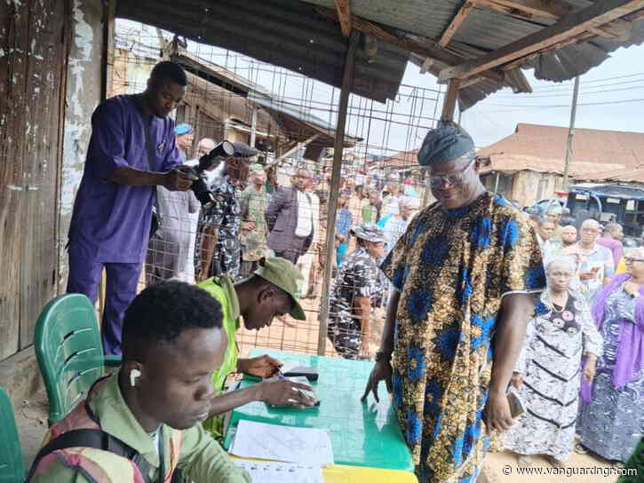 Osun election: APC National Secretary votes, commends INEC, security