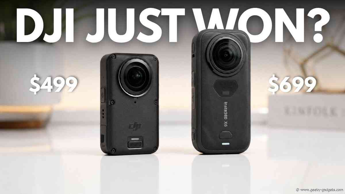 DJI Osmo 360 II Beats Insta360 X6 with 8K 60Fps For $499