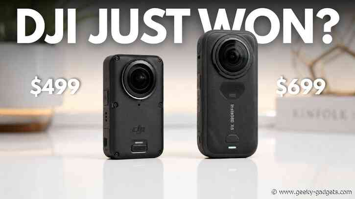 DJI Osmo 360 II Beats Insta360 X6 with 8K 60Fps For $499
