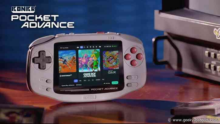 KONKR Pocket Advance Hands-on: $89.99 Retro Android 12 Handheld