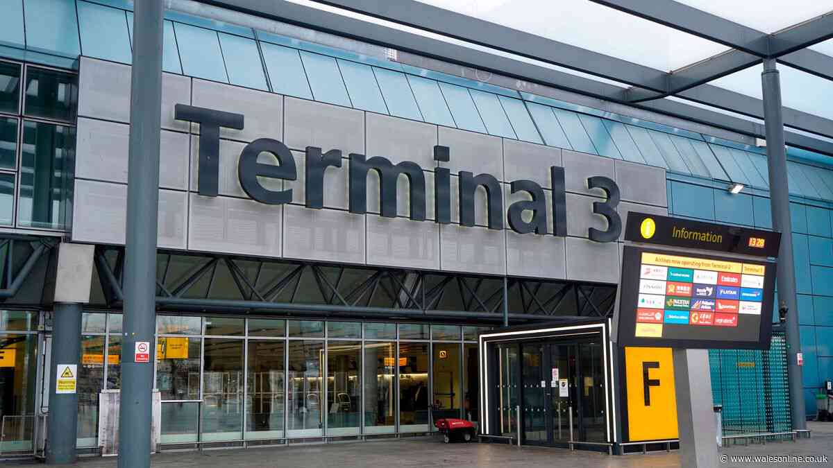 Heathrow Airport issues passenger warning after flooding hits two terminals