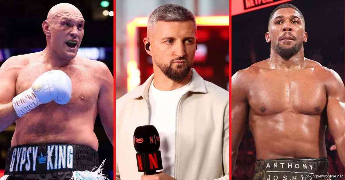 Carl Froch sums up his feelings on Anthony Joshua vs Tyson Fury taking place in the US