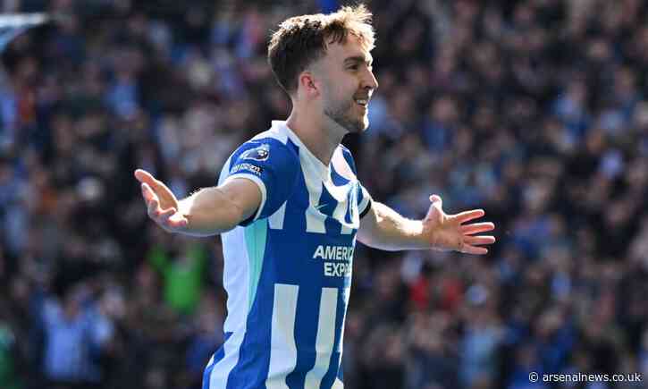 Arsenal preparing 'official bid' to sign Brighton star, deal could cost £43m-51m