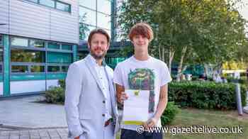 Double joy at Teesside college as principal dad and student son celebrate A-level success