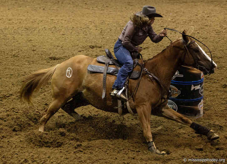 Photo essay: Horses and their humans compete in the Ultimate Bayou Gold Barrel Race