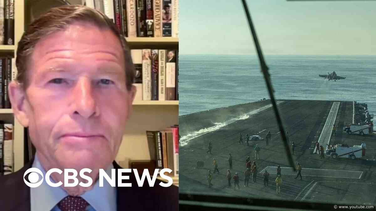 Sen. Richard Blumenthal reacts to acting Navy secretary's statement about USS Lincoln conditions