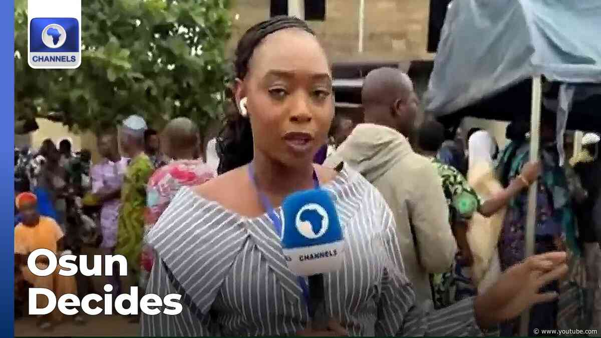Channelstv Correspondent Reports Peaceful Conduct At Ward 4, Unit 13 In Ejigbo LGA
