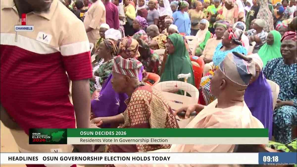 ‘Insecurity Scare Has Nothing On Voters’, Channelstv Correspondent Shares Update From Irewole LGA