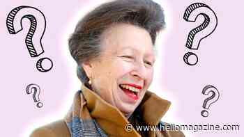 Can you solve HELLO!'s Princess Anne's quiz?
