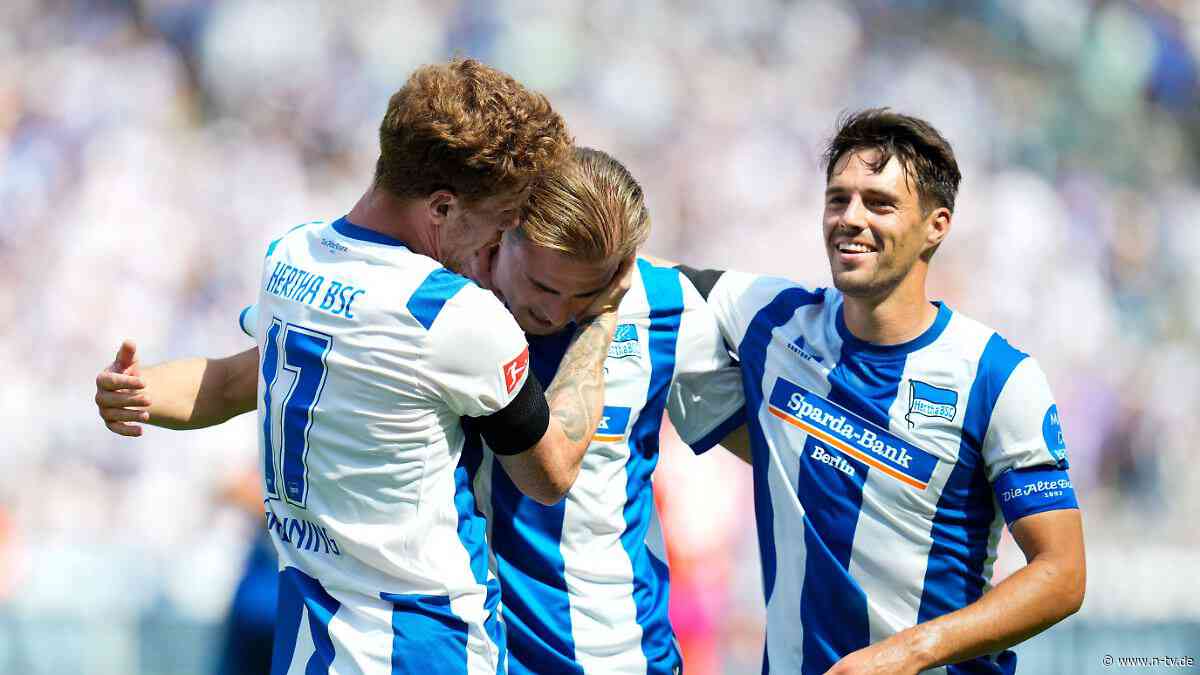 Klose siegt in wildem Derby: Rot, Blitzstart, Traumhälfte: Hertha BSC fertigt Absteiger Heidenheim ab