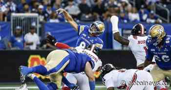 Blue Bombers roll past winless Redblacks 33-21