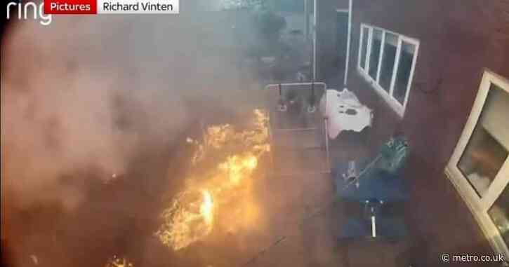 Mum runs for her life seconds before wildfire engulfs family’s ‘forever home’