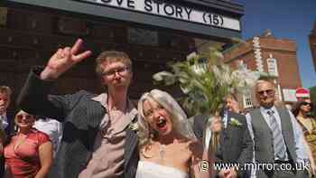 Bride stuns in £2 wedding dress as thrifty Chester marriage ceremony raises money for good causes